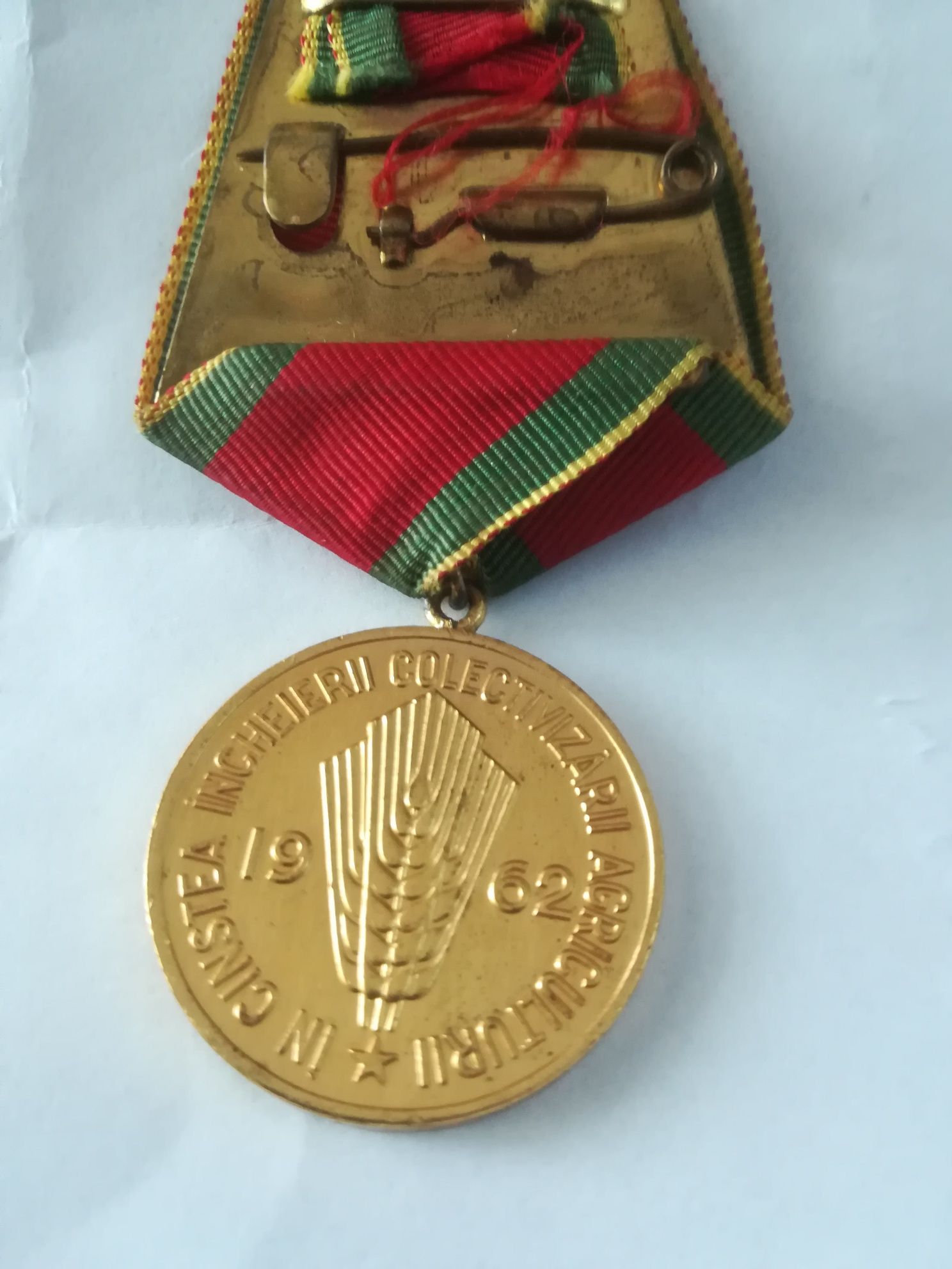 Medalie în cinstea incheierii colectivizarii1962