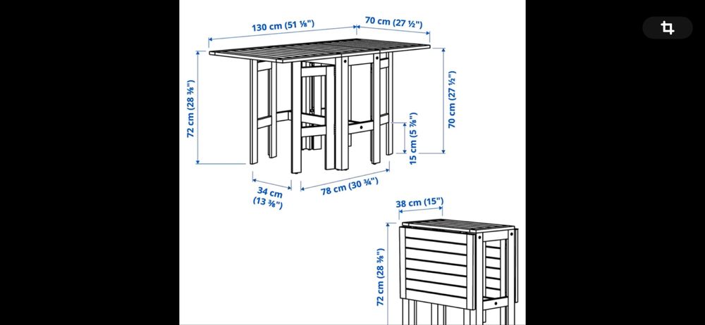 Masa cu 4 scaune Applaro IKEA