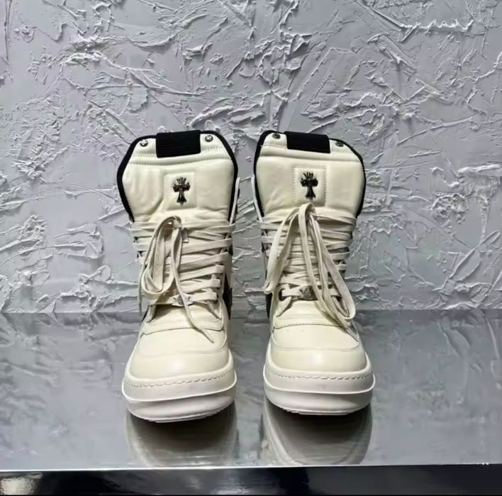 Rick Owens Geobasket x Chrome Hearts