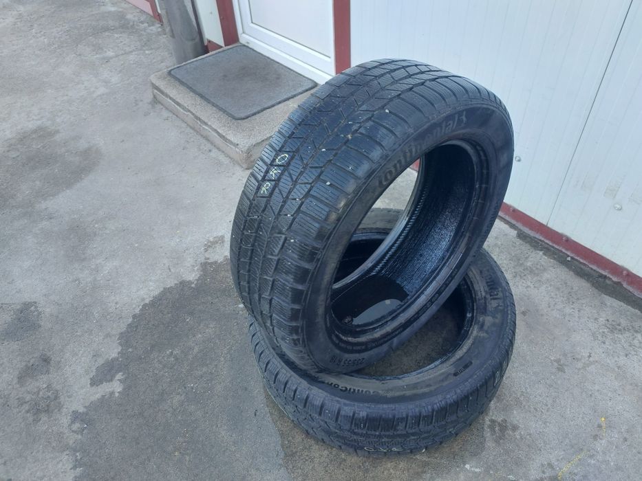 135 lei bucata! Doua anvelope M+S/IARNA 235 55 18 Continental! 7 mm