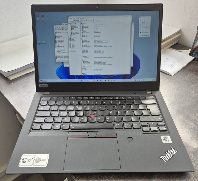 vand  Laptop ThinkPad T14.14"FH.i5 10310..16 Gb.Ssd 256 Gb..Carbon.