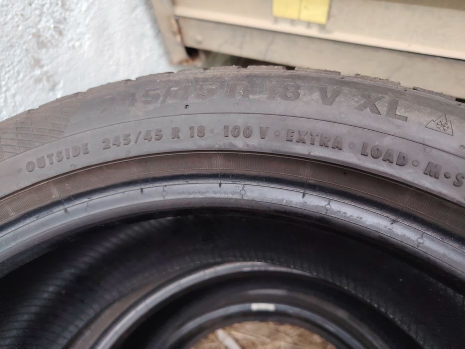 Anvelope MS iarna 245 45 18 continental runflat 2024 5.8mm