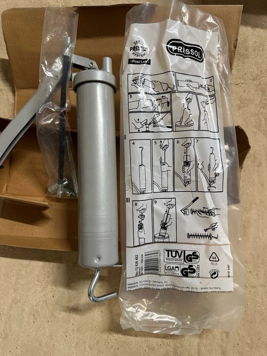 Pistol de gresat cu pârghie manuală si furtun - PRESSOL