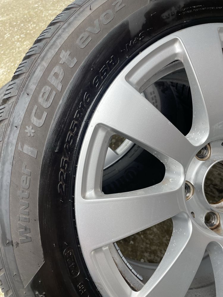 Jante 16 mercedes w212 cu anvelope iarna