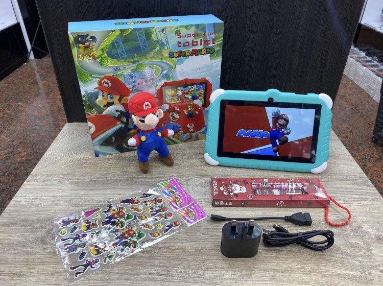 Планшет/bolalar plansheti/детский планшет 4/128 gb Super Mario 7 dyum