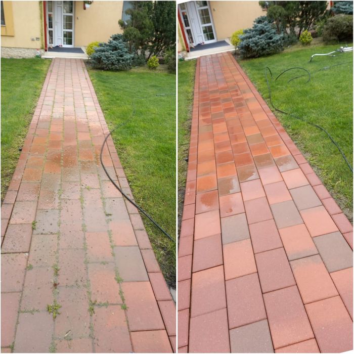 Spalare, Sablare, Curatare acoperis tigla pavaj