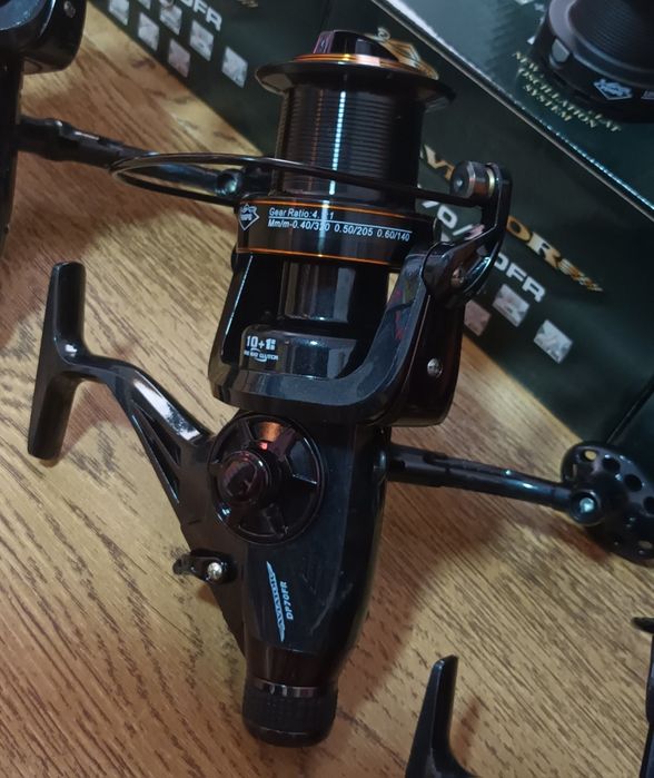 SET 3 Mulinete AVIATOR DP70 10+1 Rulmenti cu BaitRunner
