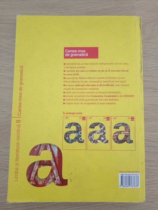 Gramatica de Limba Română (Clasa a 8 a)