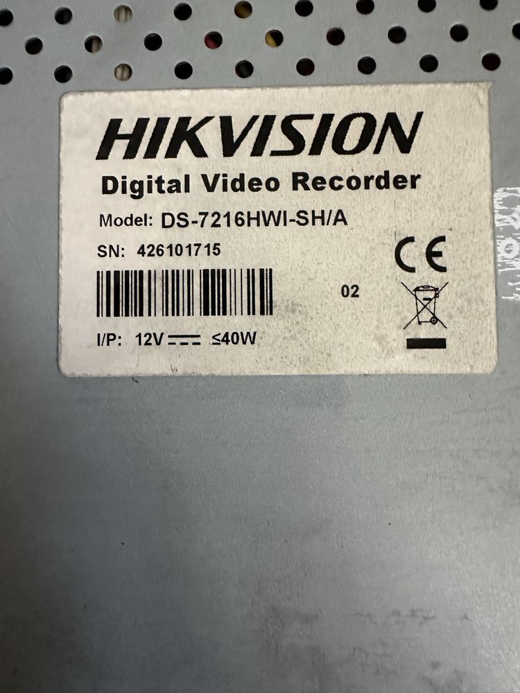 Hikvision dvr DS-7216HWI-SH/A