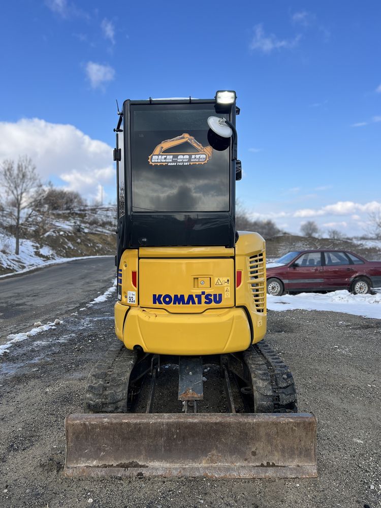 Мини багер Komatsu pc26mr-5 Перфектен 1217м.ч