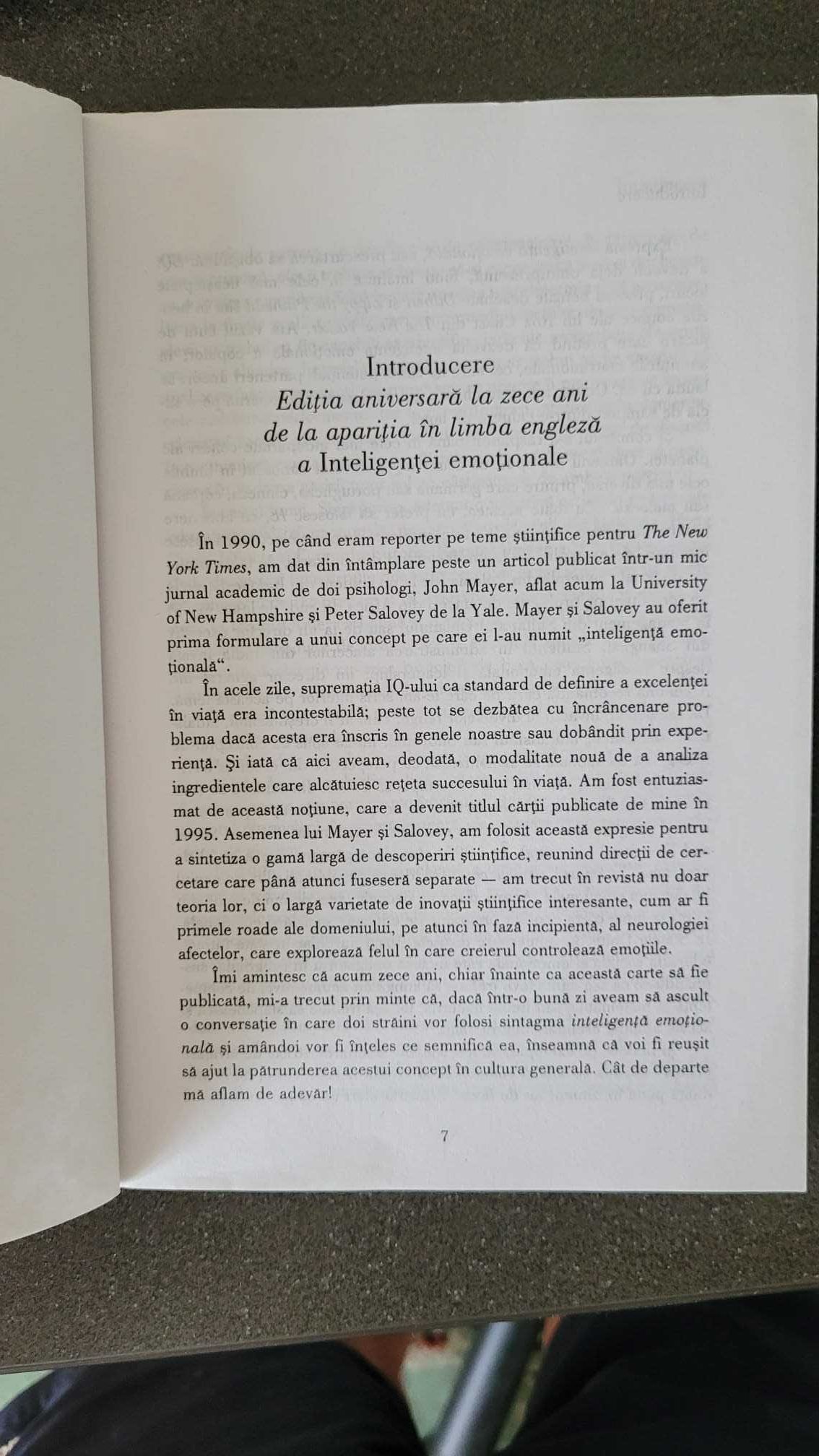 EQ - Inteligenta Emotionala- Analiza Emotiilor, autor- Daniel  Goleman