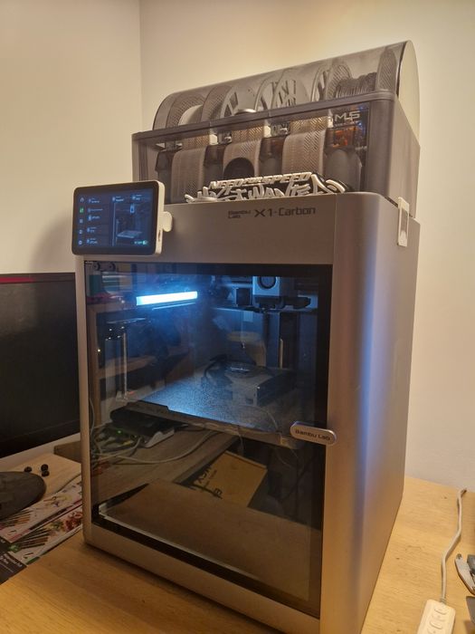 Bambu lab x1c + 5 role petg