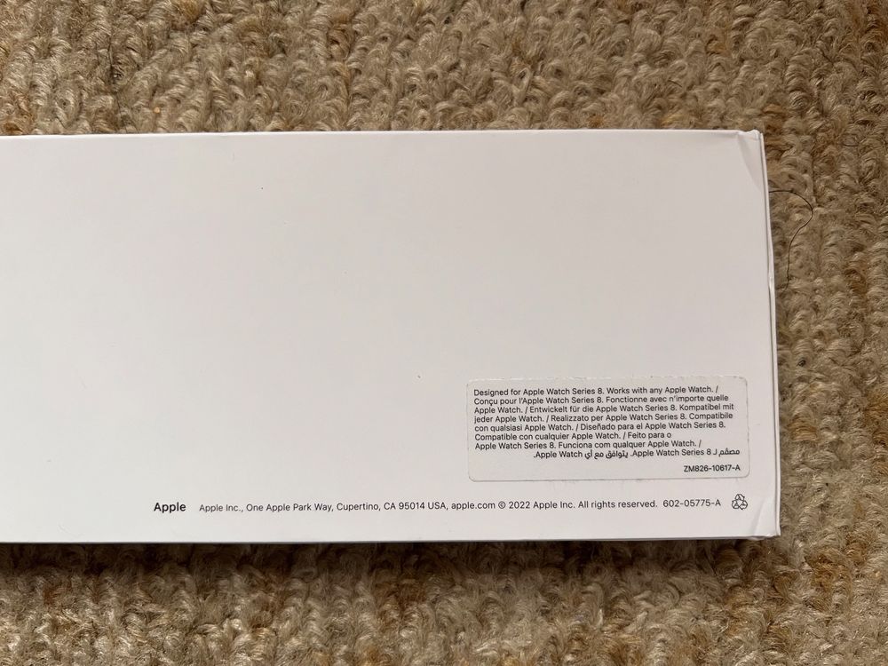 Apple Watch Sport Band White 45mm