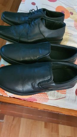 Pantofi otter si cu siret piele naturală