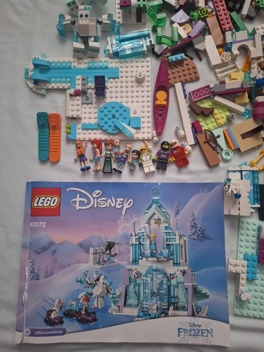 Lot Lego Disney Frozen (43172)+alte piese Lego.