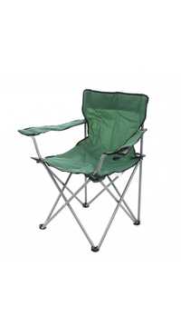 Scaun pliant,verde, pentru camping
