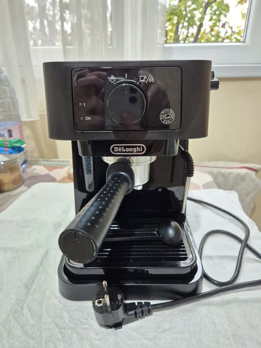 Espressor manual DE’LONGHI Stilosa EC 235.BK, 1l, 1100W, 15 bari, Negr