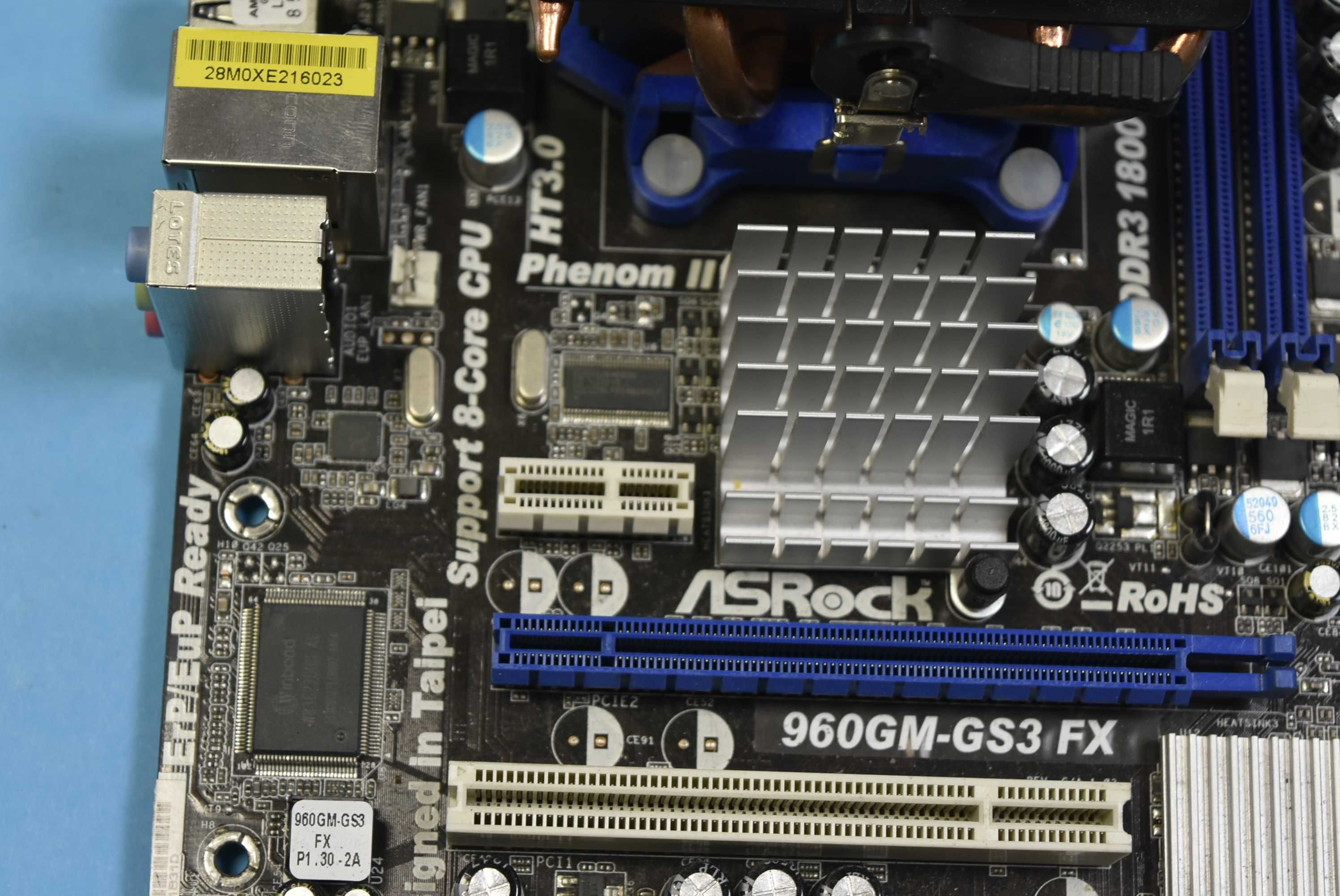 Asrock 960GM + FX 6100 - 6 ядрен процесор и дъно за него .