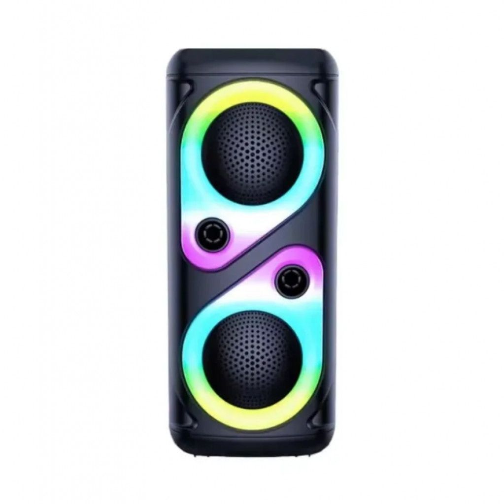 Преносим високоговорител WSJAR E-4202 с мощен бас, RGB осветление и Bl