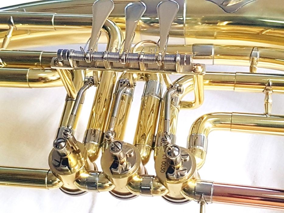 Tenor Horn Karl Glaser 3 clape Bb Bariton auriu