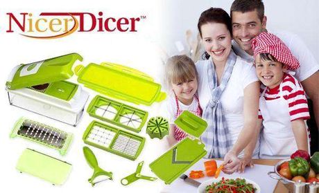 Многофункционално , професионално кухненско ренде Nicer Dicer Plus