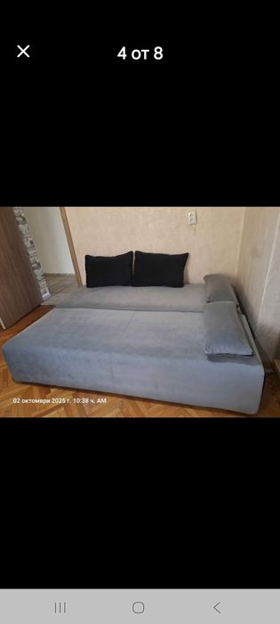 Разтегателен диван (Кийра) 140/190см ,с подарък към него топ матрак