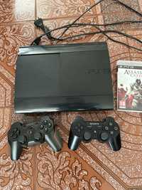 Ps3 super slim с 2 контролера и 3 игри