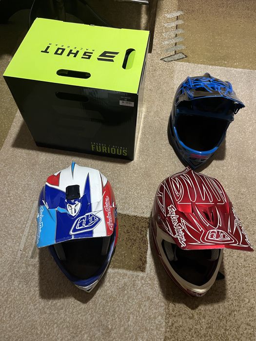 Каски Troy Lee Designs D3 и Shot Furious