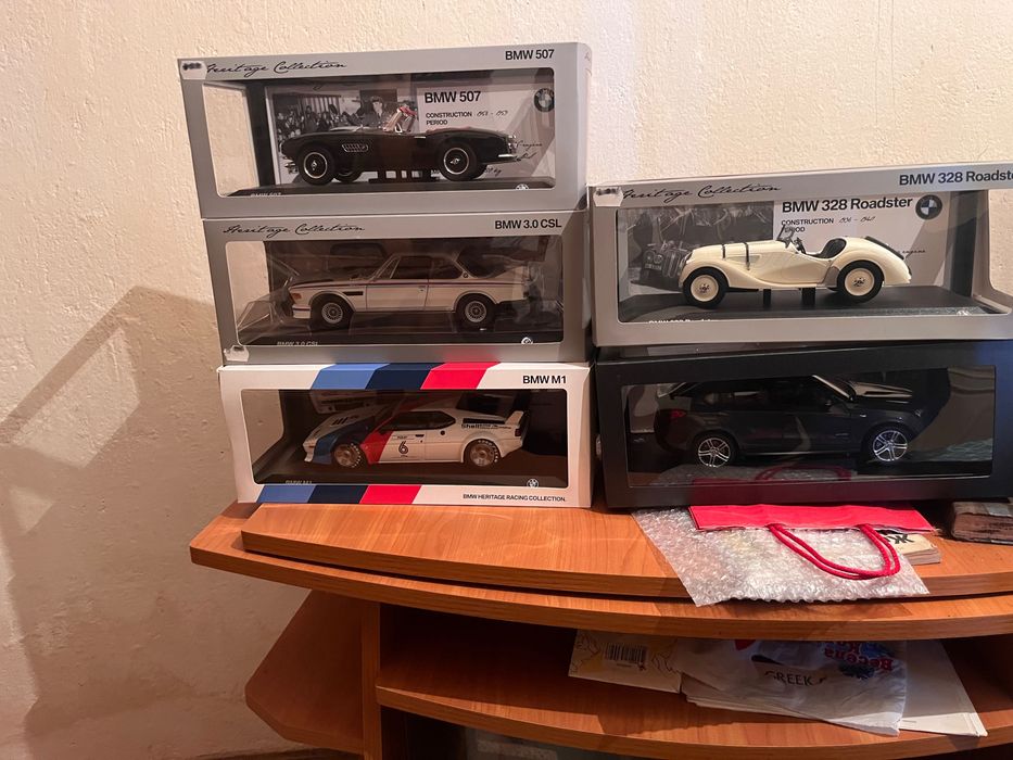 BMW 1:18 Дилърски,Нови