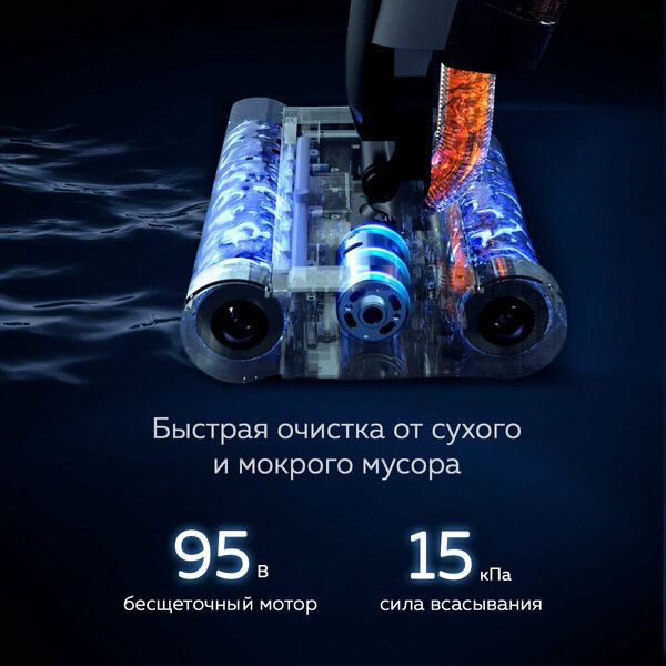 Моющий вертикальный пылесос Deerma DEM-VX96W