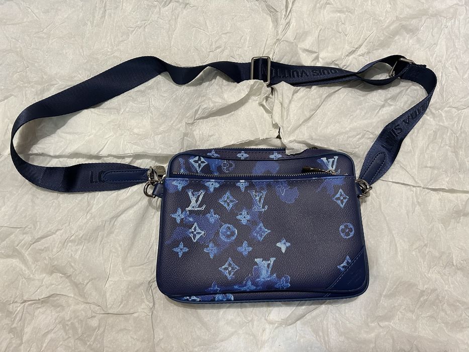 Geanta Borseta piele Louis Vuitton Trio Messenger