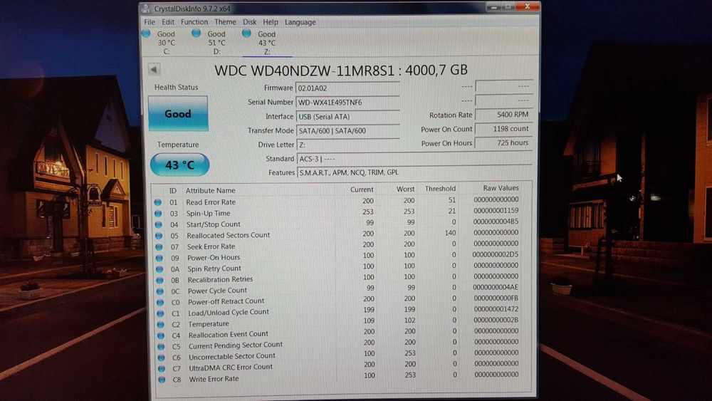 Hard Disk Western Digital 4TB Extern WD HDD 2.5 Inch USB 3.0 Passport