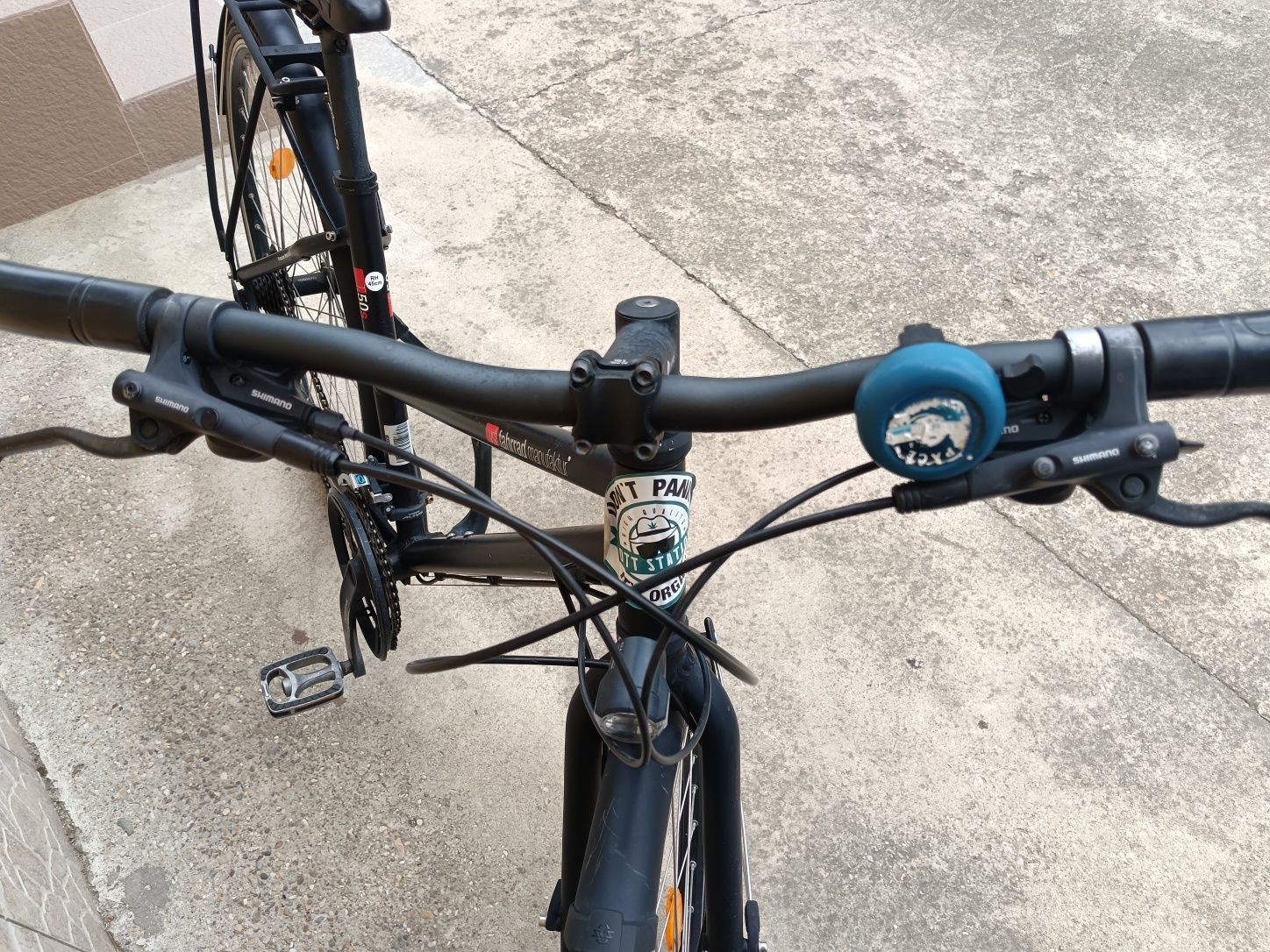Bicicleta aluminiu sudata manual
