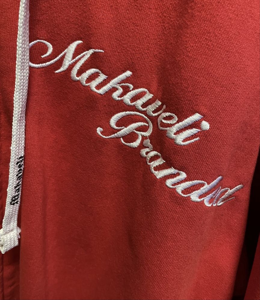 Hanorac Makaveli USA Tupac 2pac authentic wear Rosu L fit Xl