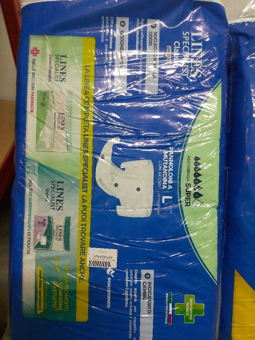 Vând pampers Lines mărimea L30 buc bax