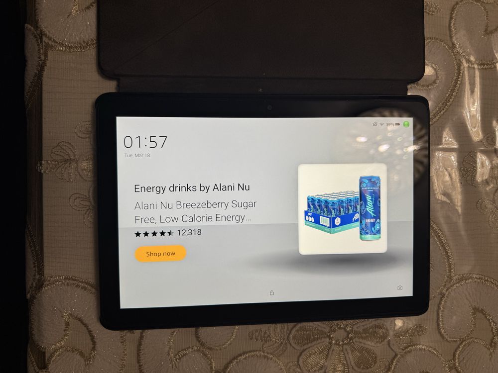Планшет Amazon fire HD 10 + original cover