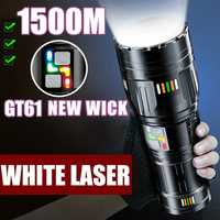 Lanterna Profesională Led Liquid Laser 30000Lm/90W Rază Maximă 1500M