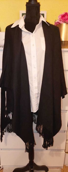 Capa neagra grosuta office eleganta TRANSPORT GRATUIT