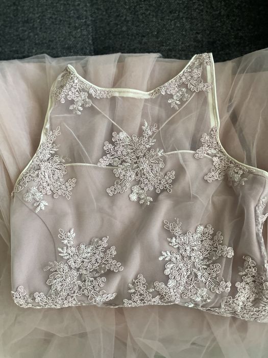 Официална рокля пепел от рози