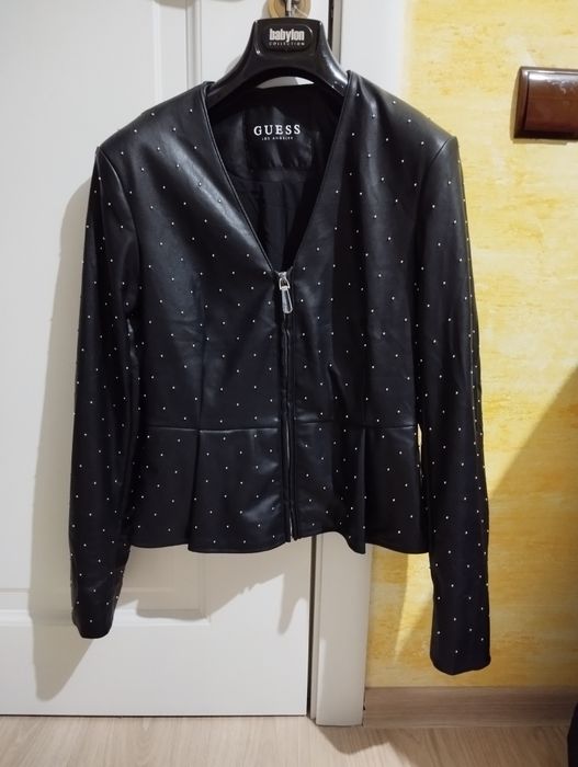 Geacă damă din piele ecologica mărimea 36 Guess