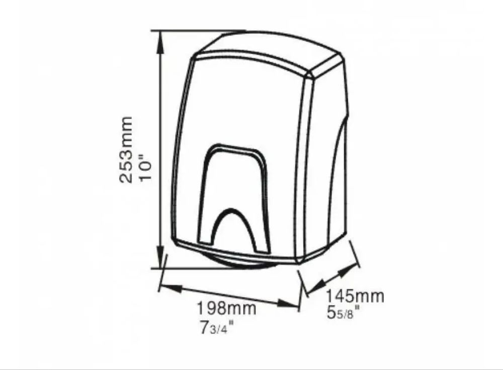 Uscator de maini, plastic, 1500 W, Limpio HD 150