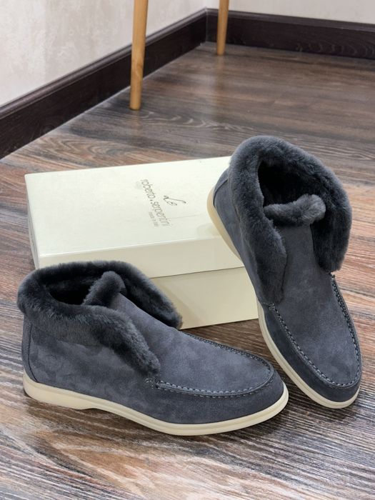 Оригинальные зимние лоферы от roberto seprentini