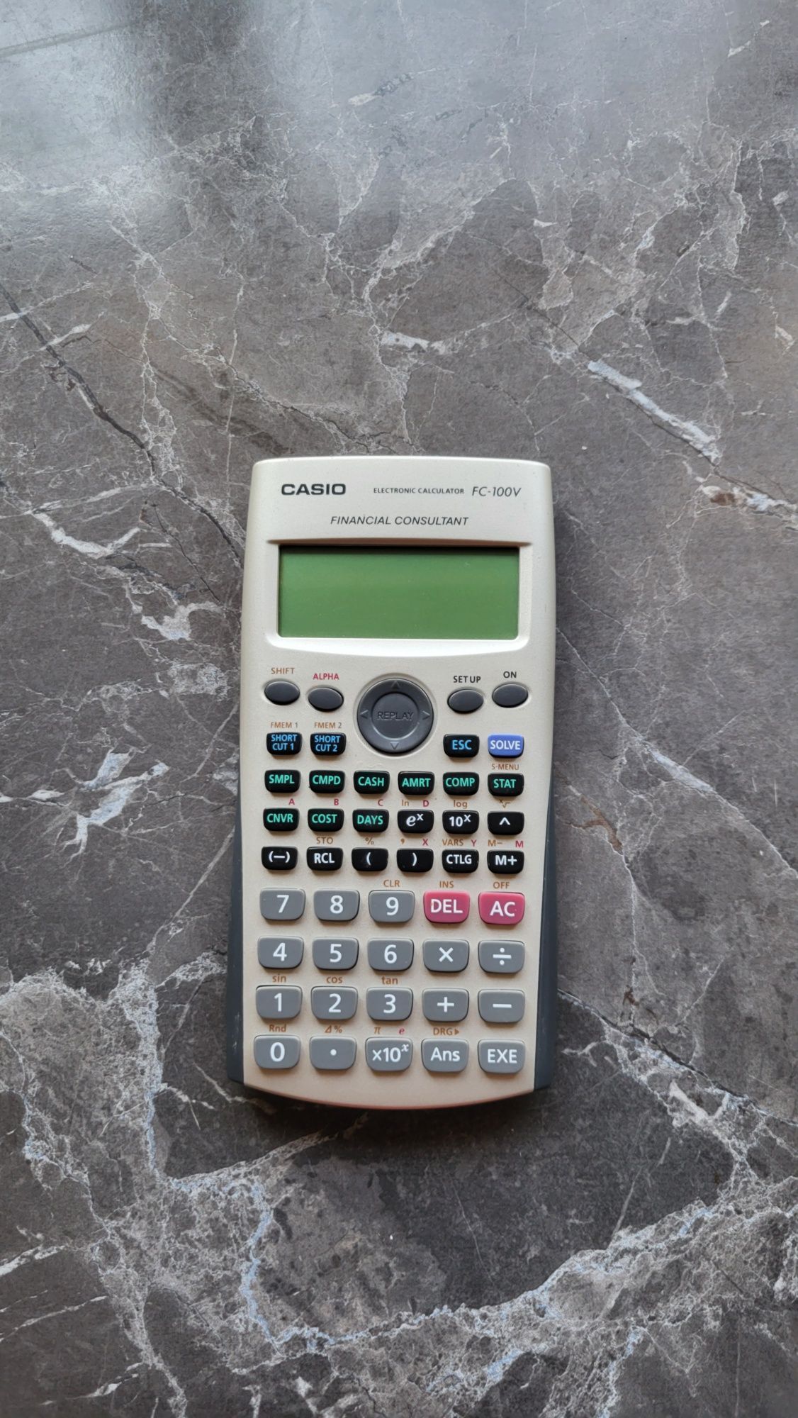 Финансовый калькулятор Casio FC-100V