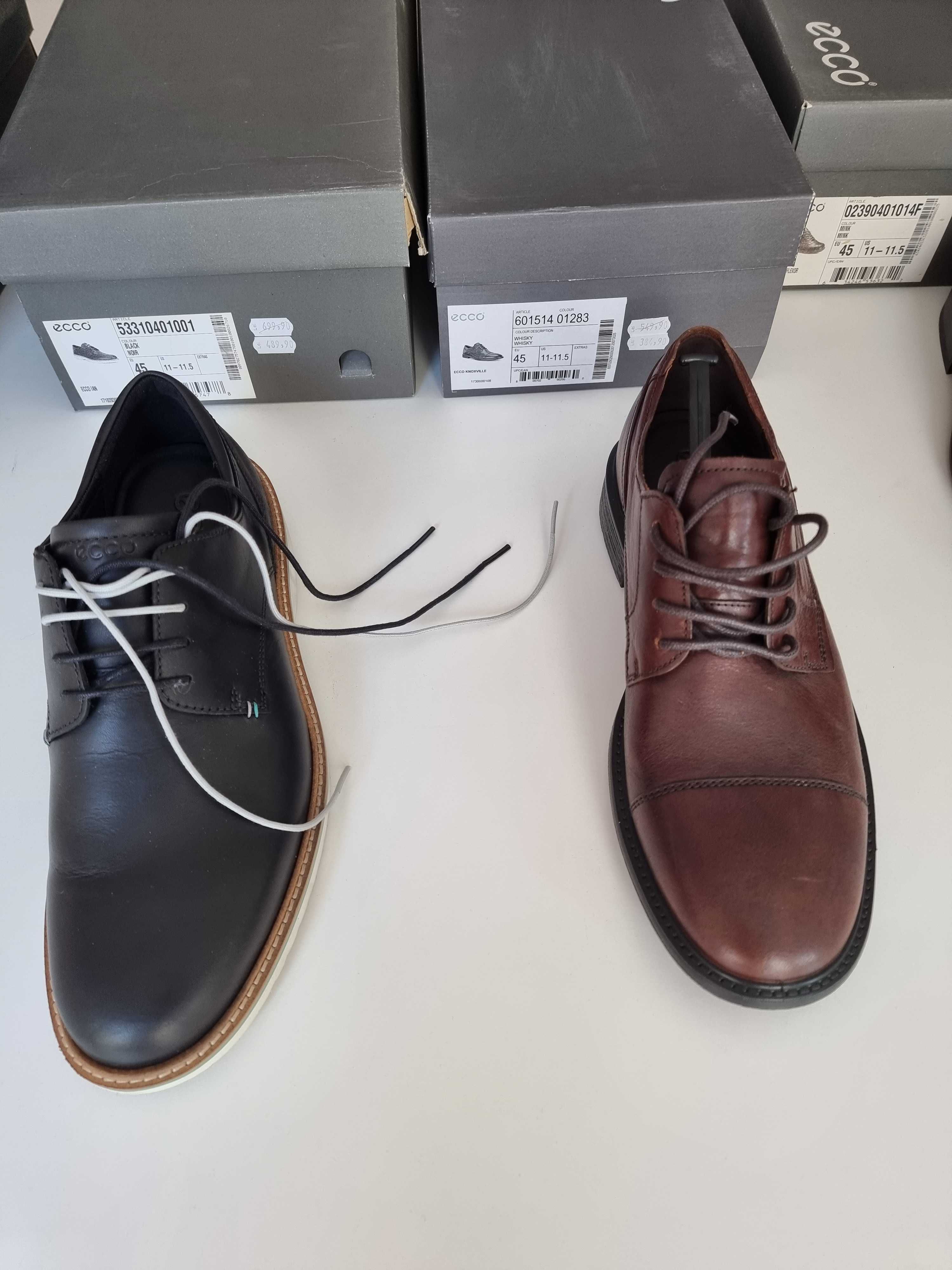 Pantofi ECCO noi piele 45