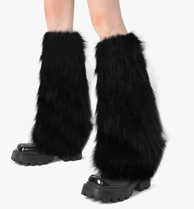 Гетры меховые из искусственного меха.