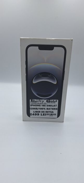 IPhone 16E Sigilqt 128Gb Garantie/Factura #49415