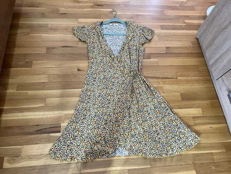 Rochie petrecuta de la Koton, galben, marime 34, noua