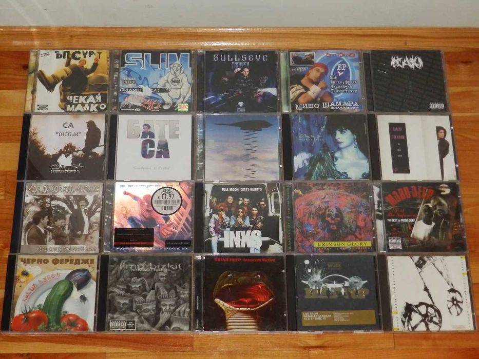 Оригинални Метал, Рок, Джаз, Поп и други CD-та, DVD и видеокасети