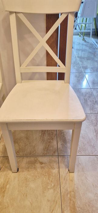 Scaun alb INGOLF Ikea - 2 bucăți