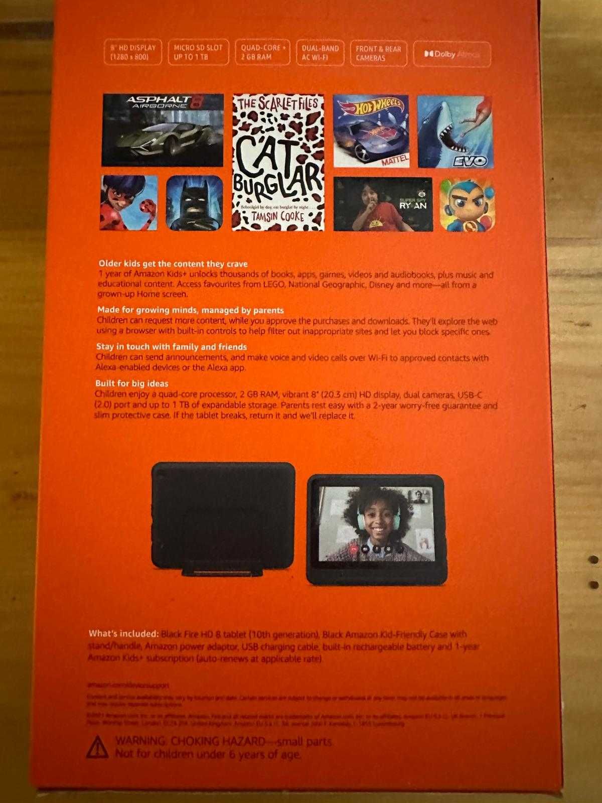 Tableta Amazon Fire HD 8 Kids Pro 8 inchi HD 6-12 ani 32 GB